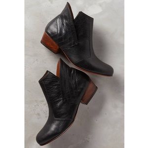Anthropologie Luiza Perea Black Ankle Bootie 7